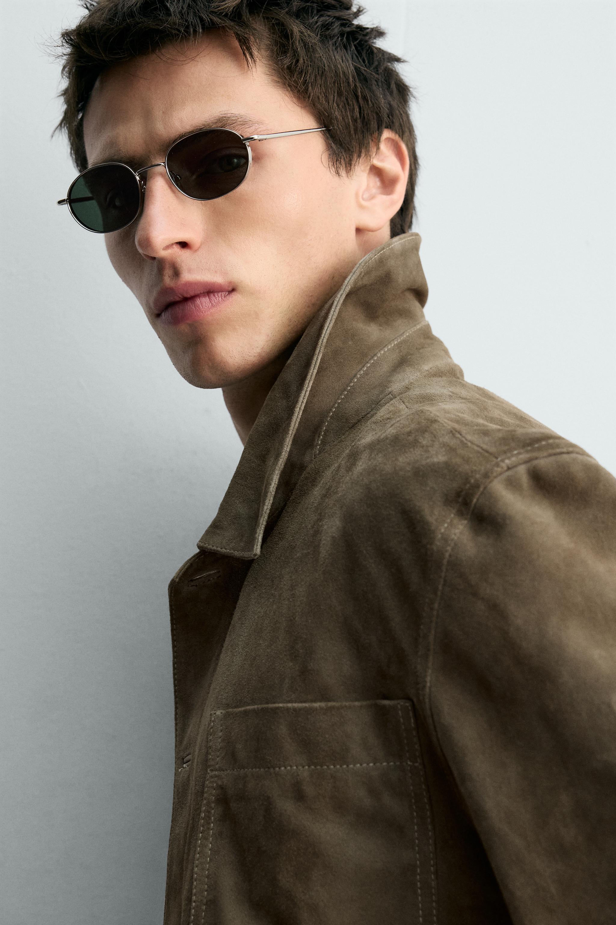 BLOUSON EN DAIM À POCHES